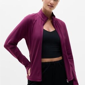 Athleta Salutation Jacket 2.0 in Plum